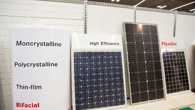 image of solar panel types