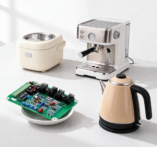 Rice Cooker, Electric Kettle, and Coffee Maker PCBA – Home Appliance Control Board Examples