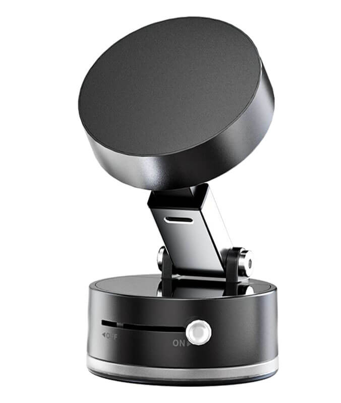 A2 vacuum suction magnetic phone holder foldable telescopic N52 magnet for car dashboard home desk