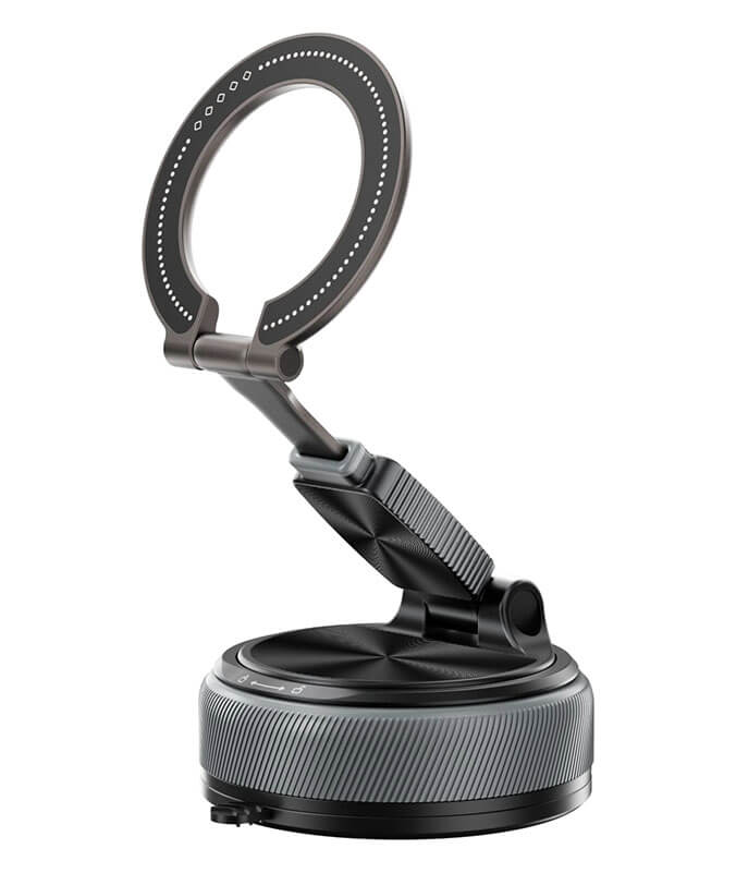 A20 split type magnetic suction phone mount 2 in 1 ring holder nano suction 3 axis 360 rotation