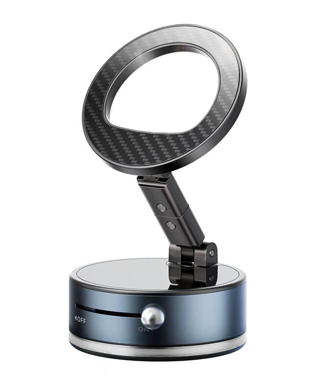 A7 Pro 4 axis rotating foldable magnetic vacuum mount nano suction for leather car interior home office